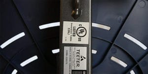 UL mark on Teeter inversion tables.