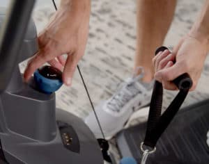 Teeter FitForm In Use Close Up