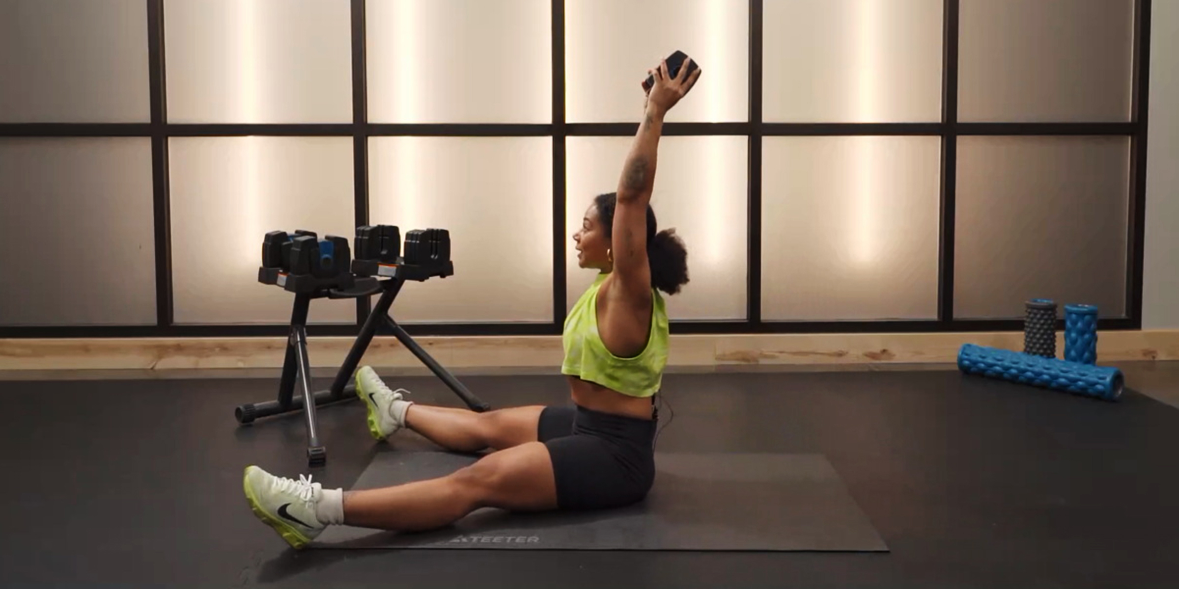 Teeter Move Workout Class with ProFlex Adjustable Weights